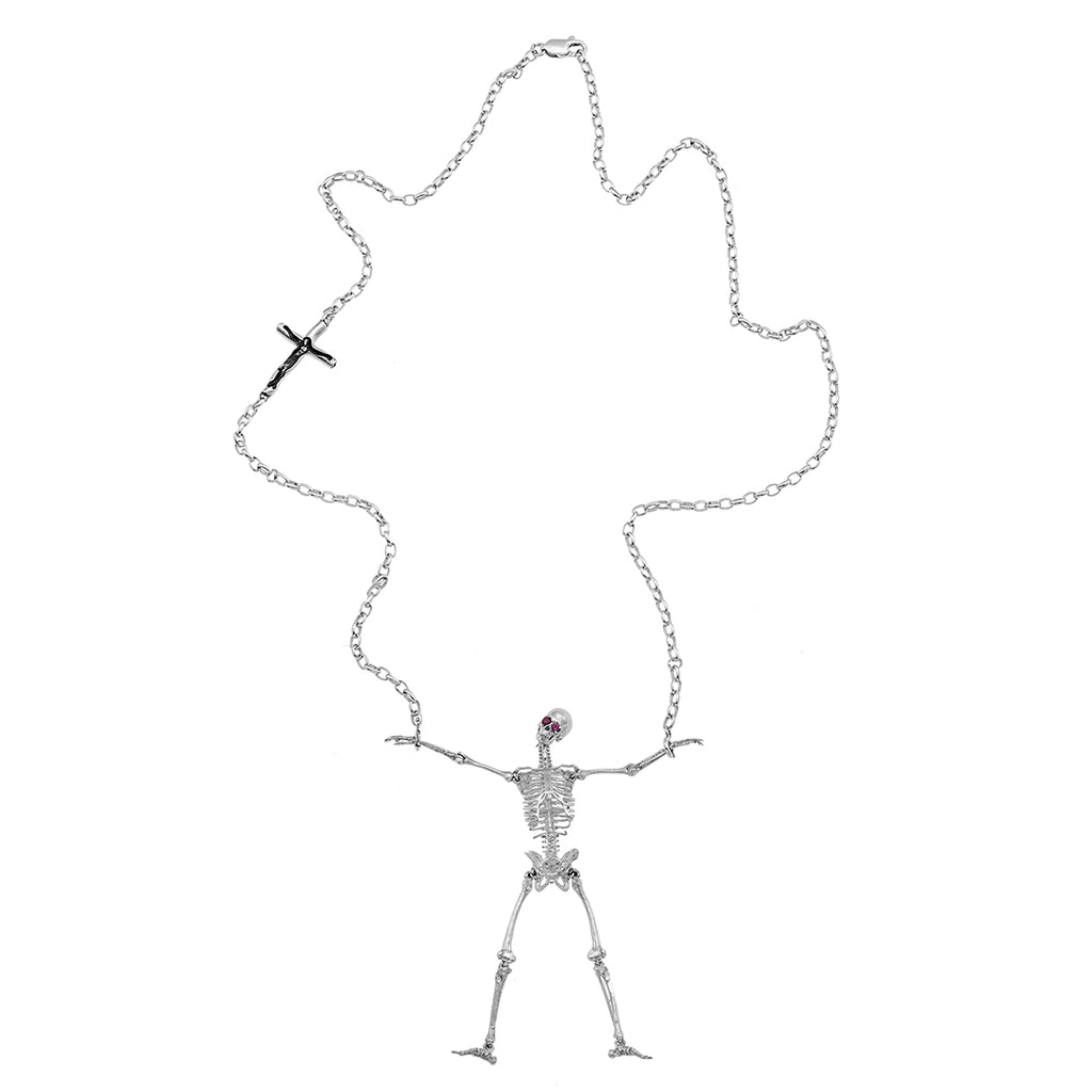 immortal skeleton necklace