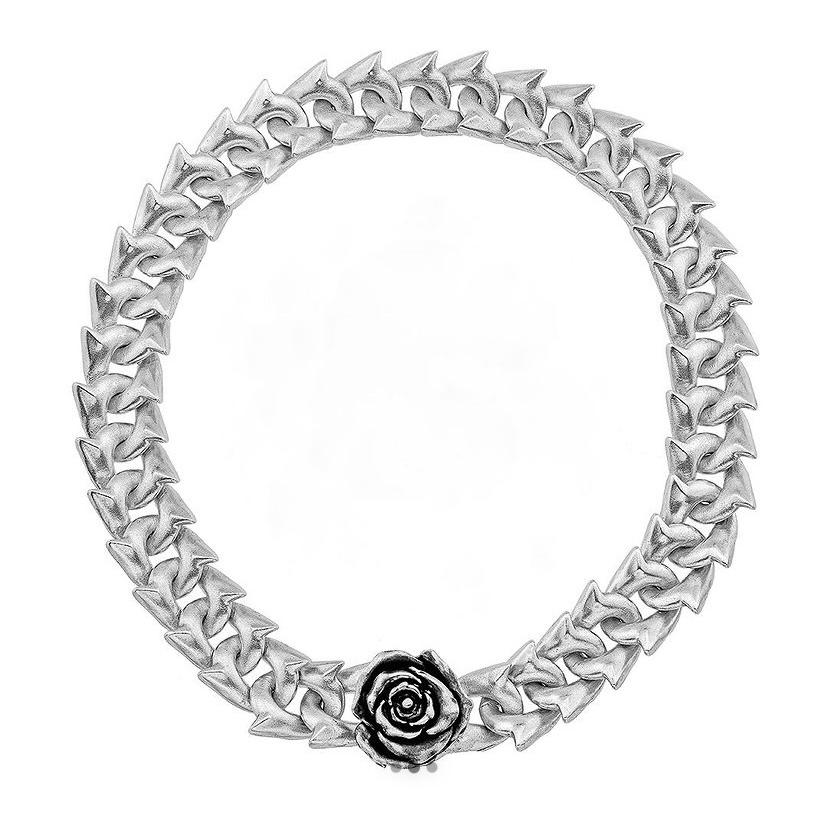 thorny rose necklace